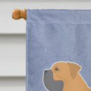 Bullmastiff Welcome House Flag 28x40 Porch Sleeve Pole Decorative Outside Yard Banner Artwork Wall Hanging, Polyester