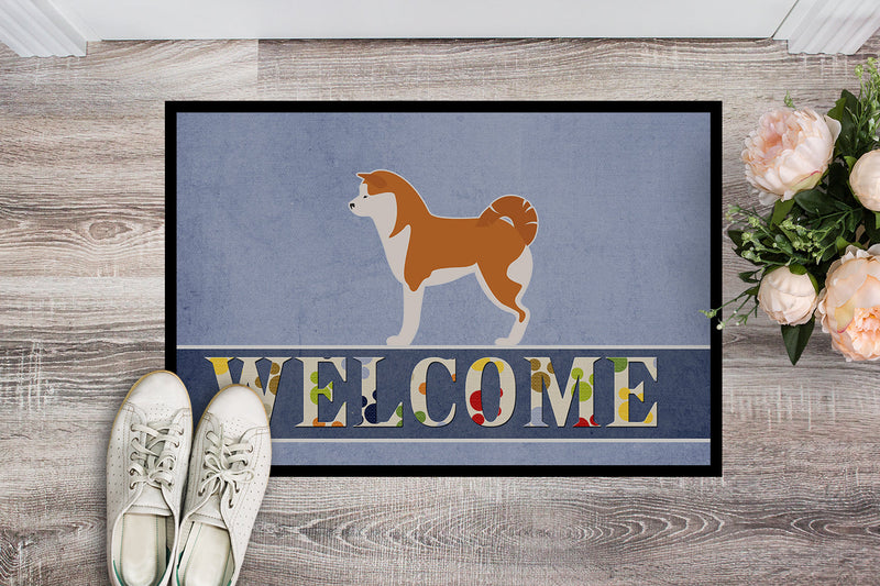 Akita Welcome Doormat - 24x36 Decorative Floor Mat – Indoor/Outdoor Rug with Artistic Flair BB5576JMAT