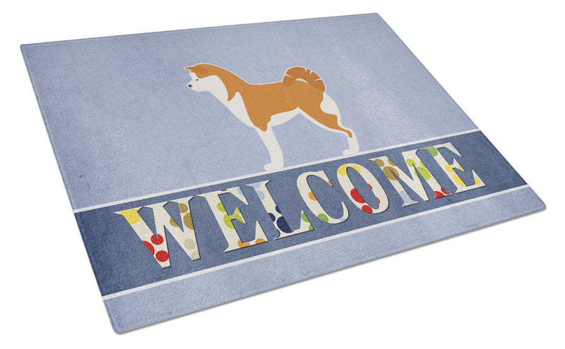 Akita Welcome Glass Cutting Board Large BB5576LCB