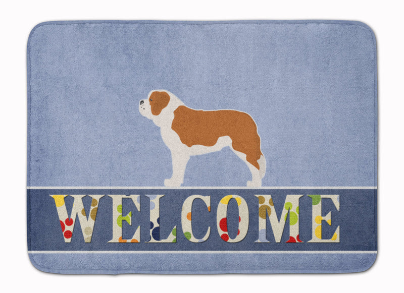 Saint Bernard Welcome Machine Washable Memory Foam Mat BB5580RUG