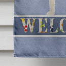 Anatolian Shepherd Welcome House Flag 28x40 Porch Sleeve Pole Decorative Outside Yard Banner Artwork Wall Hanging, Polyester