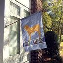 Fila Brasileiro Welcome House Flag 28x40 Porch Sleeve Pole Decorative Outside Yard Banner Artwork Wall Hanging, Polyester