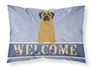 Mastiff Welcome Standard Pillowcase Lightweight Super Soft Easy Care Decorative Artwork Pillowcase, Standard