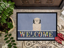 Lowchen Welcome Doormat Indoor Outdoor 18H X 27W Front Door Mat Rugs for Entryway, Non Slip Washable