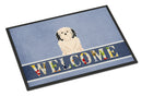 Lowchen Welcome Doormat Indoor Outdoor 18H X 27W Front Door Mat Rugs for Entryway, Non Slip Washable