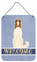 Borzoi Welcome Wall or Door Hanging Prints BB5604DS1216