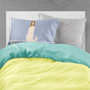 Borzoi Welcome Fabric Standard Pillowcase – Artistic Decorative Front, White Back BB5604PILLOWCASE