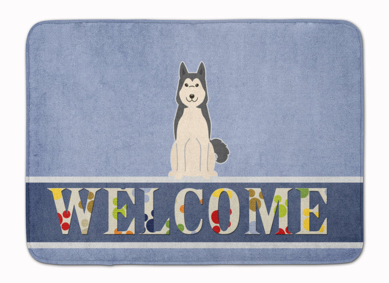 West Siberian Laika Spitz Welcome Machine Washable Memory Foam Mat BB5606RUG