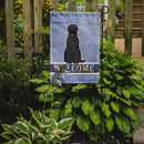 Black Russian Terrier Welcome Garden Flag - Outdoor Decorative Yard Flag BB5607GF