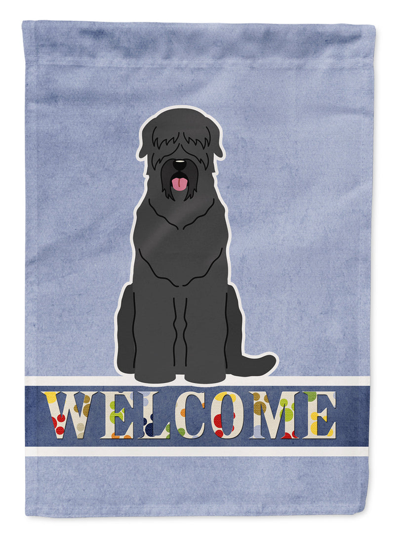 Black Russian Terrier Welcome Garden Flag - Outdoor Decorative Yard Flag BB5607GF