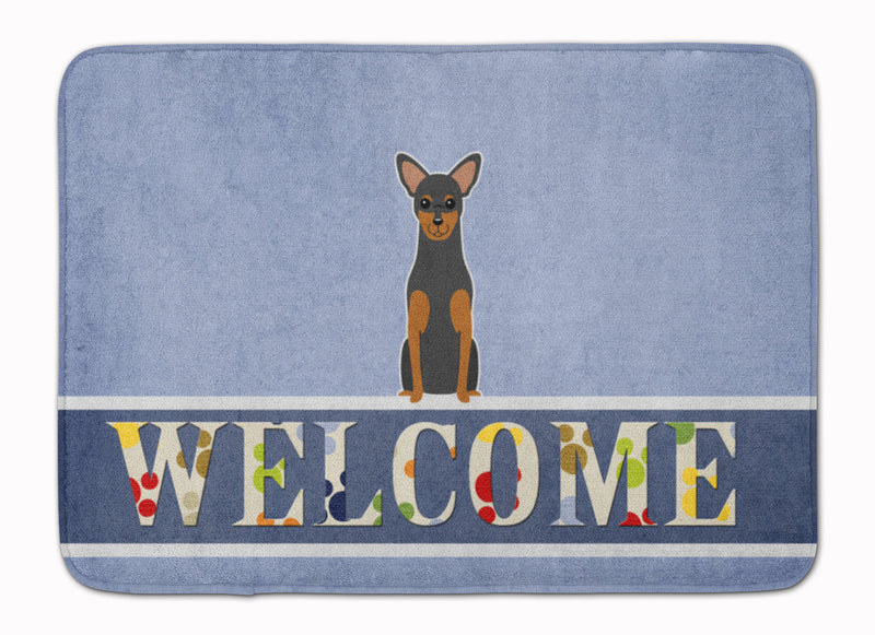 Manchester Terrier Welcome Machine Washable Memory Foam Mat BB5609RUG