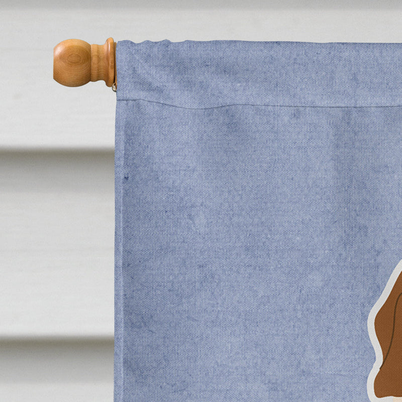 Saint Bernard Welcome Flag Canvas House Size BB5616CHF