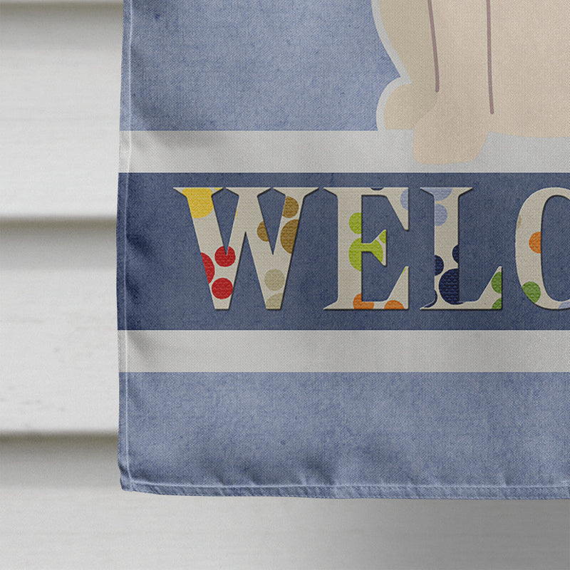 Saint Bernard Welcome Flag Canvas House Size BB5616CHF