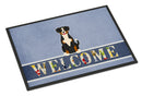 Entlebucher Welcome Doormat Indoor Outdoor 18H X 27W Front Door Mat Rugs for Entryway, Non Slip Washable