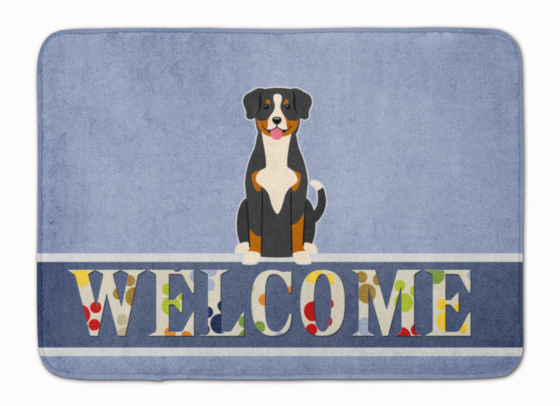 Entlebucher Welcome Machine Washable Memory Foam Mat BB5619RUG