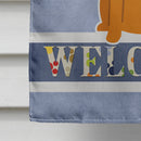 Border Terrier Welcome Flag Canvas House Size BB5620CHF