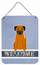 Border Terrier Welcome Wall or Door Hanging Prints BB5620DS1216