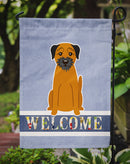 Border Terrier Welcome Garden Flag - Outdoor Decorative Yard Flag BB5620GF