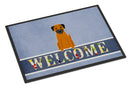 Border Terrier Welcome Doormat - 18x27 Decorative Floor Mat – Indoor/Outdoor Rug with Artistic Flair BB5620MAT