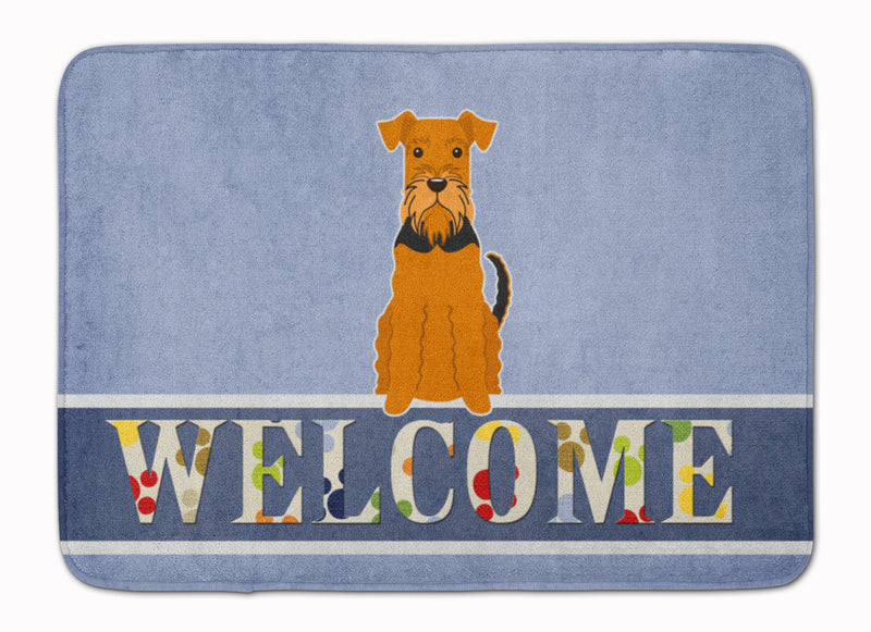 Airedale Welcome Machine Washable Memory Foam Mat BB5622RUG