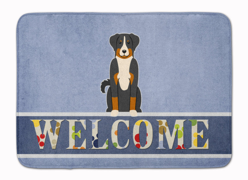 Appenzeller Sennenhund Welcome Machine Washable Memory Foam Mat BB5624RUG