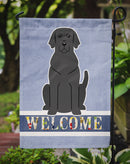 Black Labrador Welcome Garden Flag - Outdoor Decorative Yard Flag BB5638GF