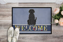 Black Labrador Welcome Doormat - 18x27 Decorative Floor Mat – Indoor/Outdoor Rug with Artistic Flair BB5638MAT