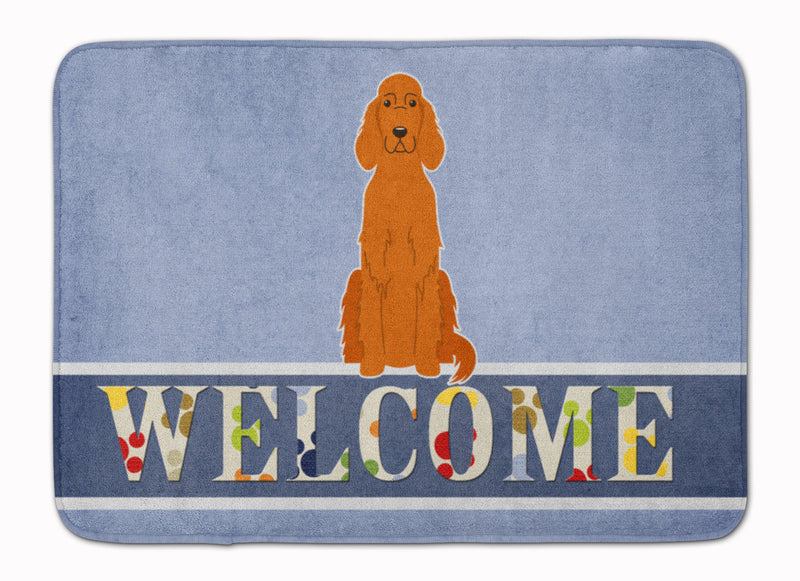 Irish Setter Welcome Machine Washable Memory Foam Mat BB5645RUG