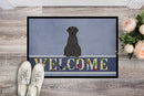 Giant Schnauzer Welcome Doormat Indoor Outdoor 18H X 27W Front Door Mat Rugs for Entryway, Non Slip Washable