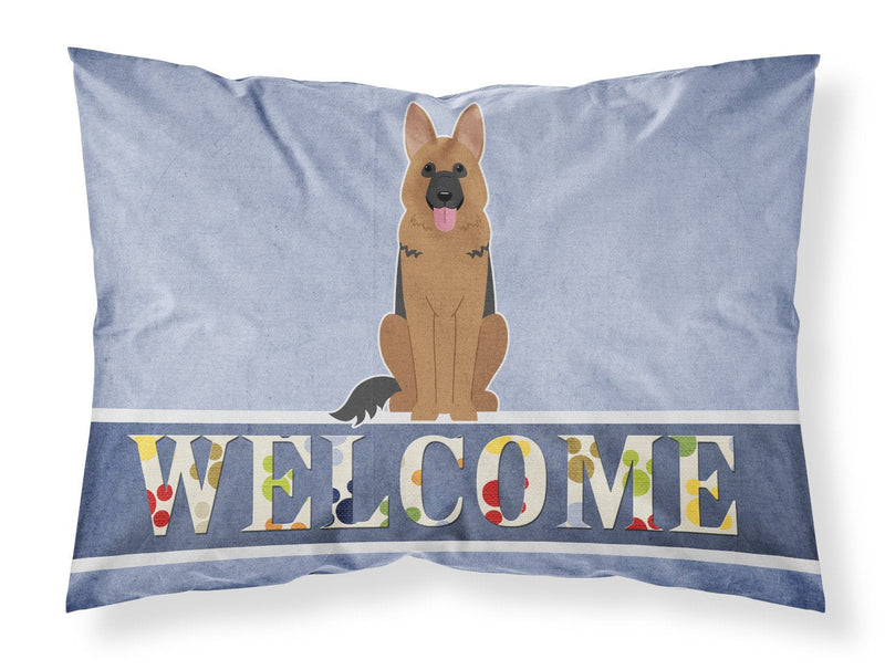 German Shepherd Welcome Fabric Standard Pillowcase BB5648PILLOWCASE