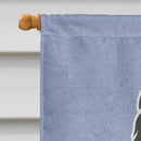 Bouvier des Flandres Welcome House Flag 28x40 Porch Sleeve Pole Decorative Outside Yard Banner Artwork Wall Hanging, Polyester