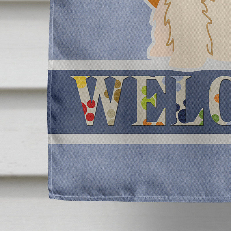 Petit Basset Griffon Veenden Welcome Flag Canvas House Size BB5660CHF