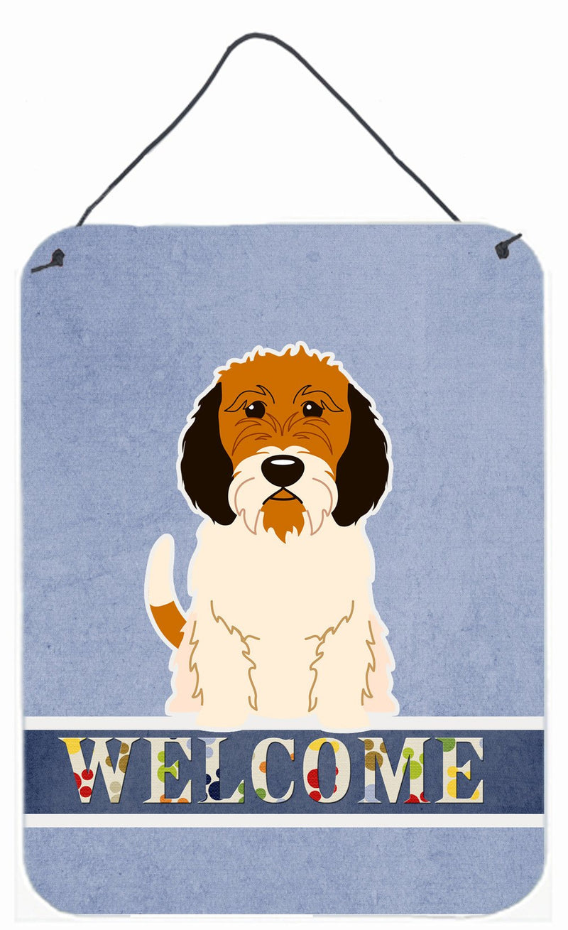 Petit Basset Griffon Veenden Welcome Wall or Door Hanging Prints BB5660DS1216