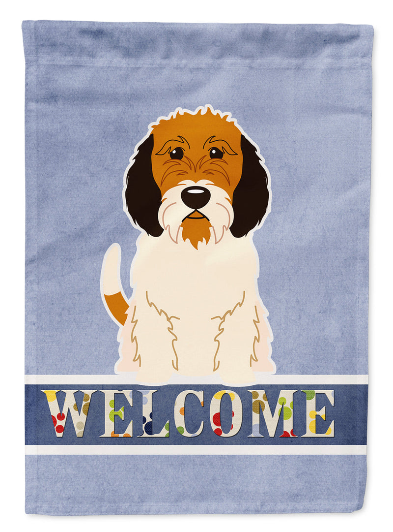 Petit Basset Griffon Veenden Welcome Flag Garden Size BB5660GF