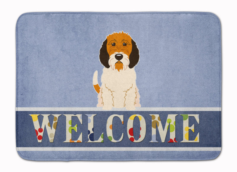 Petit Basset Griffon Veenden Welcome Machine Washable Memory Foam Mat BB5660RUG