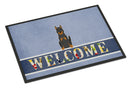 Beauce Shepherd Dog Welcome Doormat Indoor Outdoor 18H X 27W Front Door Mat Rugs for Entryway, Non Slip Washable