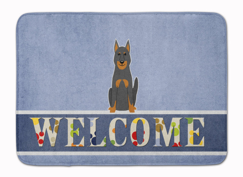 Beauce Shepherd Dog Welcome Machine Washable Memory Foam Mat BB5661RUG