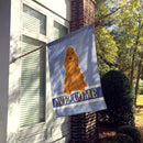 Cocker Spaniel Red Welcome House Flag 28x40 Porch Sleeve Pole Decorative Outside Yard Banner Artwork Wall Hanging, Polyester