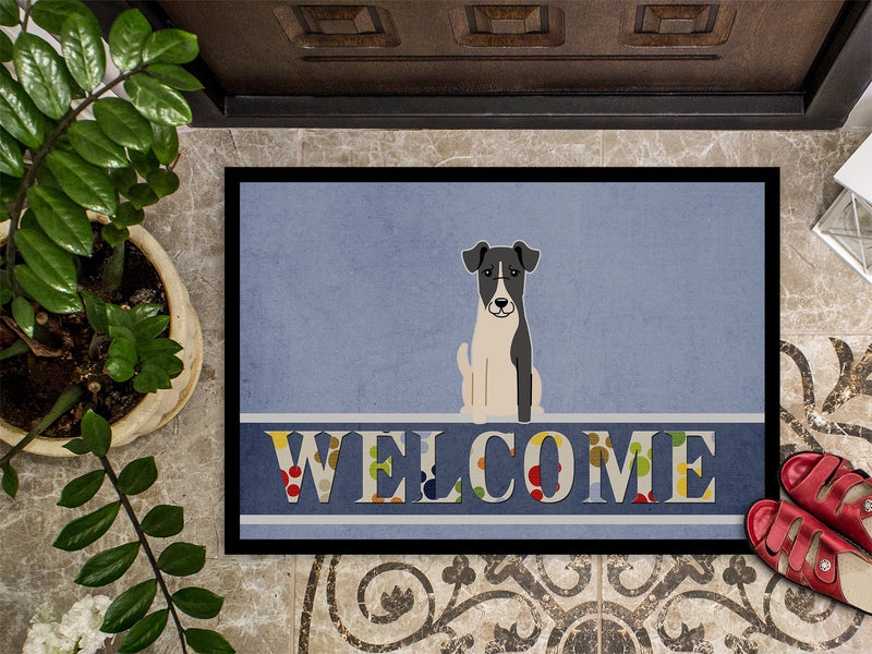 Smooth Fox Terrier Welcome Indoor or Outdoor Mat 18x27 BB5679MAT