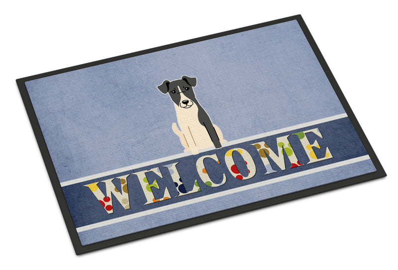 Smooth Fox Terrier Welcome Indoor or Outdoor Mat 18x27 BB5679MAT