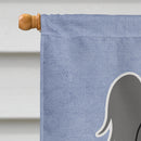 Chinese Crested Black Welcome House Flag 28x40 Porch Sleeve Pole Decorative Outside Yard Banner Artwork Wall Hanging, Polyester