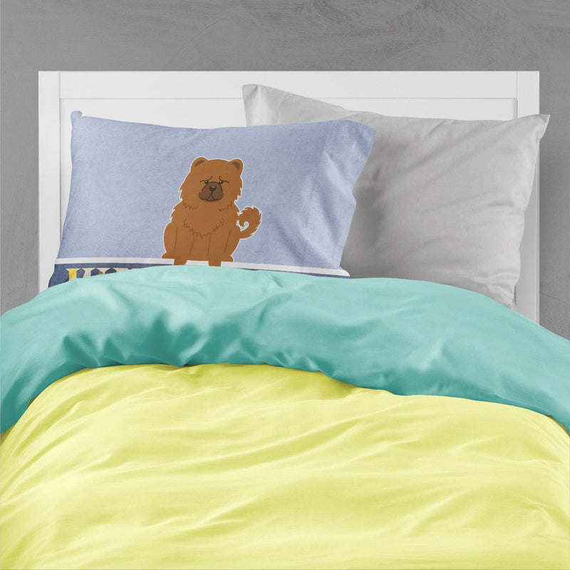 Chow Chow Red Welcome Fabric Standard Pillowcase BB5723PILLOWCASE