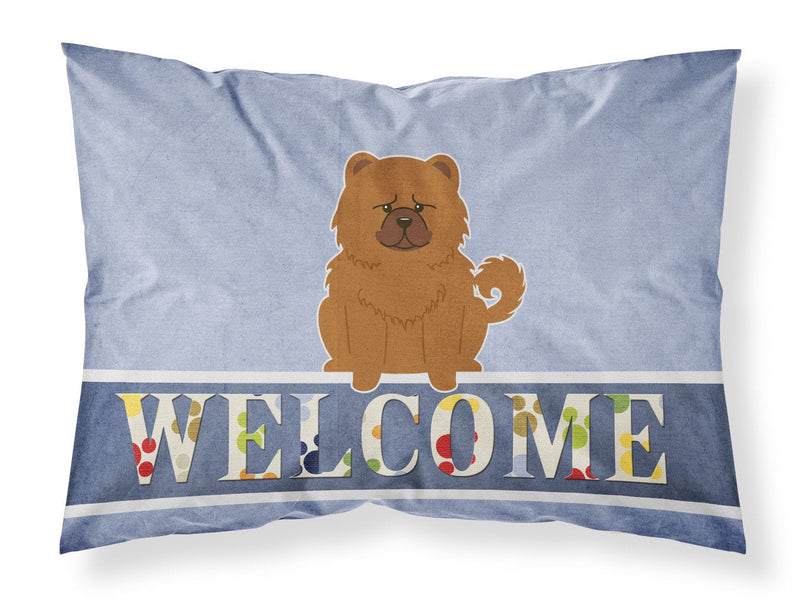 Chow Chow Red Welcome Fabric Standard Pillowcase BB5723PILLOWCASE