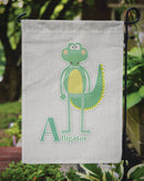 Alphabet A for Alligator Garden Flag - Outdoor Decorative Yard Flag BB5726GF