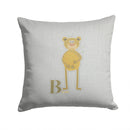 Alphabet B for Bear Throw Pillow - 14x14 Decorative Pillow – Art for Your Home & Patio BB5727PW1414