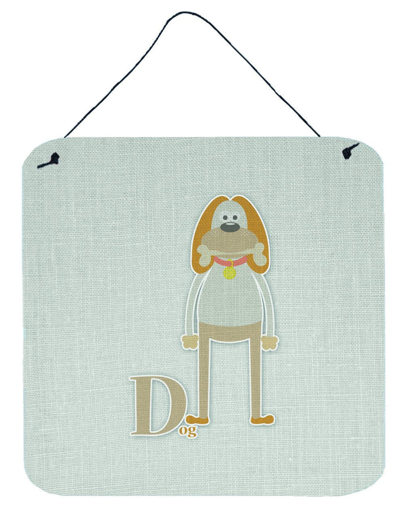 Alphabet D for Dog Wall or Door Hanging Prints BB5729DS66