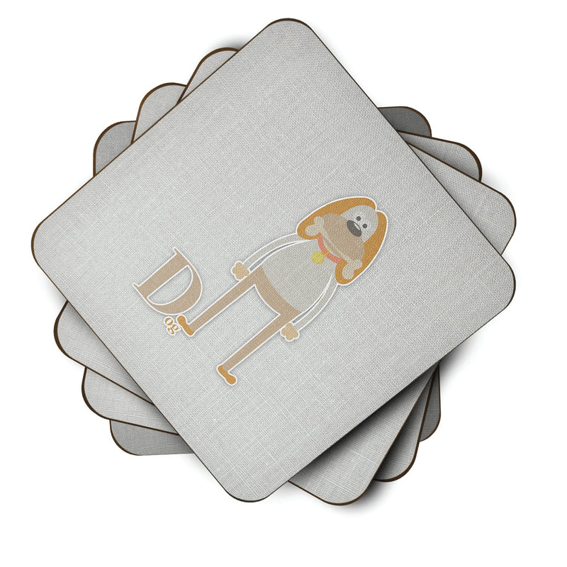 Alphabet D for Dog Foam Coaster  BB5729FC