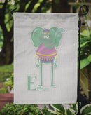 Alphabet E for Elephant Garden Flag - Outdoor Decorative Yard Flag BB5730GF