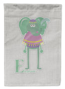 Alphabet E for Elephant Garden Flag - Outdoor Decorative Yard Flag BB5730GF
