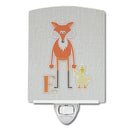 Alphabet F for Fox Ceramic Night Light BB5731CNL